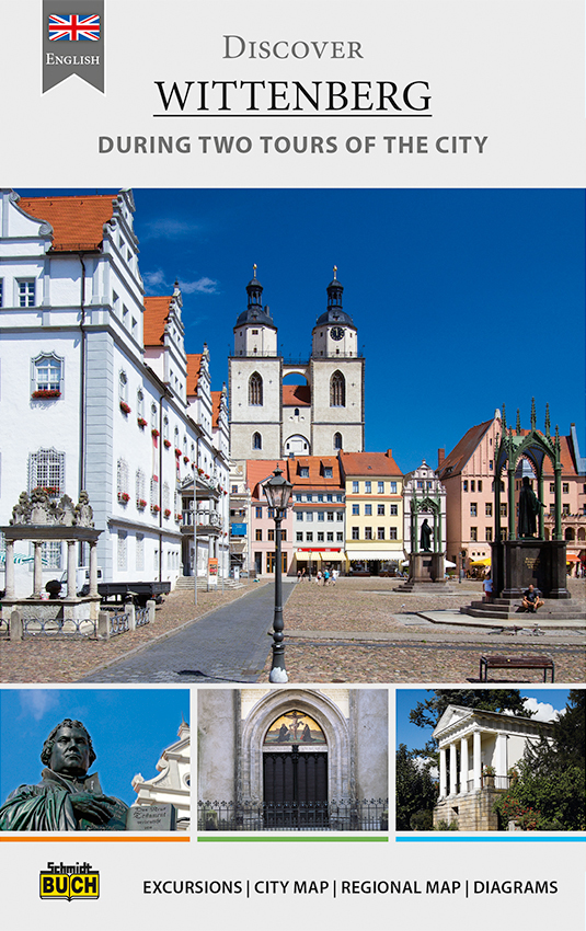 Cover des englisch-sprachigen Stadtführers Discover Wittenberg